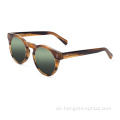 Großhandel Mode Oculos de Sol Polarisierte Vintage -Schatten Sonnenbrillen Acetat Sonnenbrille Männer Acetat